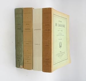 Oeuvres de Lagrange : tomes I à IV seuls