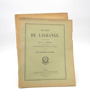 Oeuvres de Lagrange : tome XIV seul