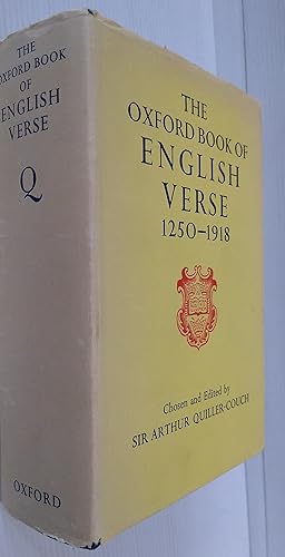 The Oxford Book of English Verse 1250 - 1918