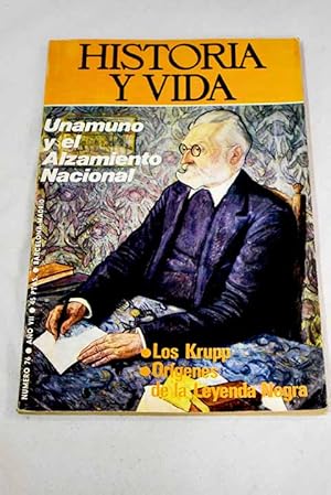 Immagine del venditore per Historia y Vida, n 76 JULIO 1974:: 1954: Dien Bien Phu, ltima gran batalla de las guerras coloniales; Dos episodios de la guerra de Espaa: Las posesiones espaolas de Africa en julio de 1936. Unamuno y el Alzamiento; Un crimen folletinesco: el del Teatro Eslava; Tseu-Hi, la emperatriz despiadada; Arte y bohemia: Toulouse-Lautrec; Las Casas y la formacin de la leyenda negra; Poveda y el reformismo social-educativo en Espaa; De las cuevas de Guadix al palacio de la UNESCO; Expediciones areas al Polo Norte; La saga de los Krupp venduto da Alcan Libros