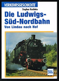 Seller image for Die Ludwigs-Sd-Nordbahn von Lindau nach Hof. - for sale by Libresso Antiquariat, Jens Hagedorn