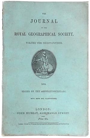 Seller image for Observations made in Central, Eastern, and Southern Arabia during a Journey through that Country in 1862 and 1863.' An article in The Journal of the Royal Geographical Society. Volume the Thirty-Fourth. for sale by Meridian Rare Books ABA PBFA