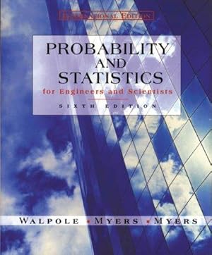 Imagen del vendedor de Probability and Statistics for Engineers and Scientists a la venta por WeBuyBooks