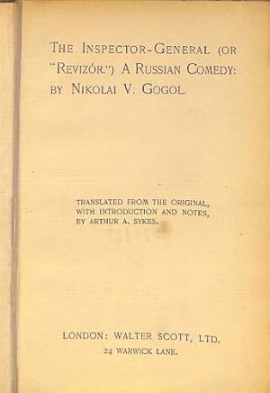Seller image for The Inspector-General (or "Revizor") for sale by WeBuyBooks