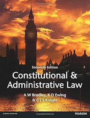 Seller image for Constitutional and Administrative Law for sale by WeBuyBooks