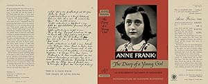 Facsimile Dust Jacket ONLY Anne Frank The Diary of a Young Girl