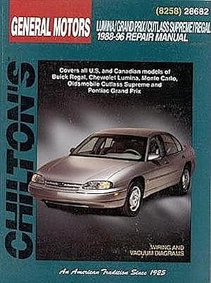 Seller image for GM Lumina, Grand Prix, Cutlass Supreme, and Regal, 1988-96 for sale by AHA-BUCH GmbH