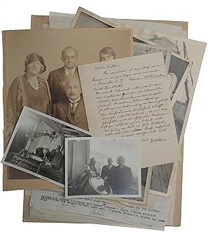 Seller image for A group of photographs documenting Einstein's visit to the California Institute of Technology in the first quarter of 1931, and featuring his wife, Elsa, his 'calculator' Walther Mayer, and other scientists including Robert Millikan and Albert Michelson for sale by SOPHIA RARE BOOKS