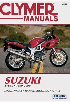 Imagen del vendedor de Suzuki SV650 Series Motorcycle (1999-2009) Service Repair Manual a la venta por BuchWeltWeit Ludwig Meier e.K.