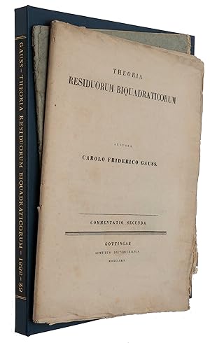 Theoria residuorum biquadraticorum. Commentatio prima [- secunda]