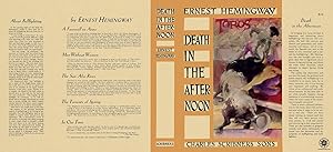 Facsimile Dust Jacket ONLY Death in the Afternoon