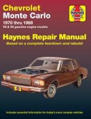 Seller image for Chevrolet Monte Carlo 1970-88 for sale by BuchWeltWeit Ludwig Meier e.K.