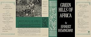 Facsimile Dust Jacket ONLY Green Hills of Africa