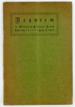 Image du vendeur pour REQUIEM (IN MEMORY OF PROFESSOR JOSEPH LeCONTE) JULY 6, 1901 mis en vente par Hardy Books