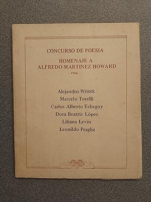 Seller image for CONCURSO DE POESIA HOMENAJE A ALFREDO MARTINEZ HOWARD for sale by FELISBERTA LIBROS