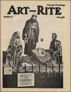 Bild des Verkufers fr Art-Rite, No. 4 (1973) Seasons Greetings zum Verkauf von Specific Object / David Platzker