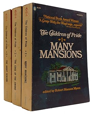 THE CHILDREN OF PRIDE: A TRUE HISTORY OF GEORGIA AND THE CIVIL WAR 3 VOLUME SET Many Mansions, th...