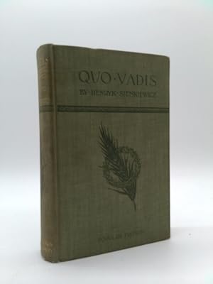 Bild des Verkufers fr QUO VADIS A Narrative of the Time of Nero In 2 Volumes zum Verkauf von ThriftBooksVintage