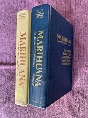 Seller image for Marihuana: An Annotated Bibliography, Volumes I and II for sale by Tiber Books