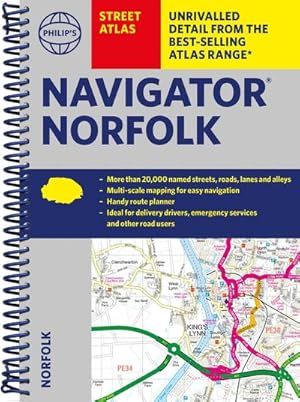 Image du vendeur pour Philip's Navigator Street Atlas Norfolk mis en vente par AHA-BUCH GmbH