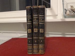 Corinne ou l'Italie (complete in 3 volumes).