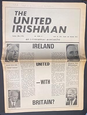 The United Irishman / An tÉireannach Aontaithe. Vol. XXVII no. 11 (November 1972)