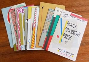 Black Sparrow Press New Titles Catalogs (28 different catalogs, One Signed by Bukowski)
