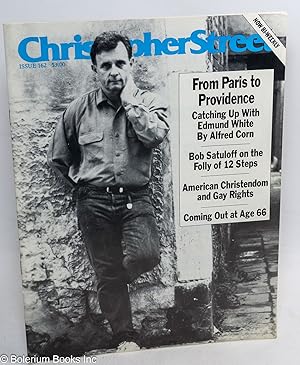 Seller image for Christopher Street: vol. 14, #6, September 1991, whole #162; From Paris to Providence: Edmund White for sale by Bolerium Books Inc.