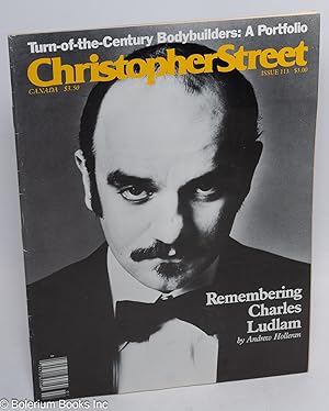 Bild des Verkufers fr Christopher Street: vol. 10, #5, whole issue #113, July 1987; Remembering Charles Ludlam zum Verkauf von Bolerium Books Inc.