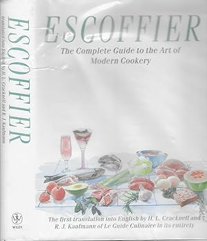 Escoffier Le Guide Culinaire Cookbook