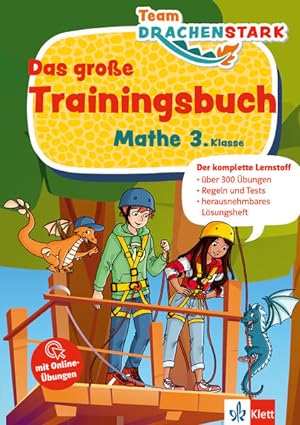 Seller image for Klett Team Drachenstark: Das groe Trainingsbuch Mathe 3. Klasse Der komplette Lernstoff for sale by primatexxt Buchversand