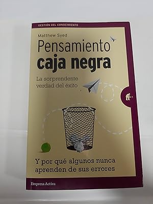 Seller image for PENSAMIENTO CAJA NEGRA for sale by SoferBooks