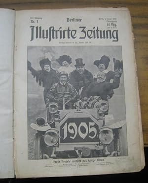 Berliner Illustrirte Zeitung. XIV. Jahrgang 1905 in einem Band, mit den Nummern 1 - 53 für den Ze...