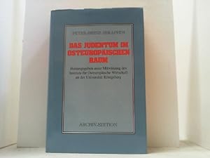 Imagen del vendedor de Das Judentum im Osteuropischen Raum. Herausgegeben unter Mitwirkung des Instituts fr Osteuropische Wirtschaft ander Universitt Knigsberg. a la venta por Antiquariat Uwe Berg