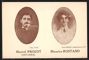 Image du vendeur pour Ansichtskarte Marcel Proust, 1871-1922, Maurice Rostand mis en vente par Bartko-Reher