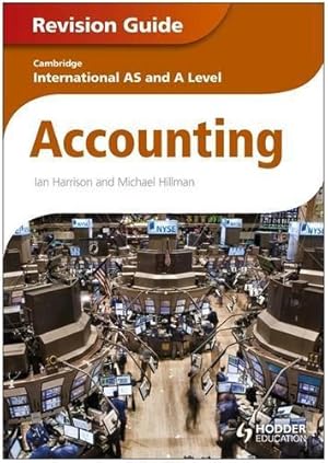 Image du vendeur pour Cambridge International AS and A Level Accounting Revision Guide mis en vente par WeBuyBooks 2