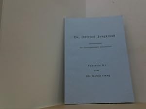 Seller image for Dr. Odfried Jungklaa. Reichsamtmann der Deutschglubigen Gemeinschaft. Festschrift zum 60. Geburtstag. for sale by Antiquariat Uwe Berg