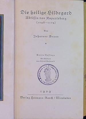 Seller image for Die heilige Hildegard: btissin von Rupertsberg (1098-1179) for sale by books4less (Versandantiquariat Petra Gros GmbH & Co. KG)