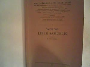 Seller image for Liber Samuelis. Biblia Hebraica Stuttgartensia; Teil: 5. for sale by ANTIQUARIAT FRDEBUCH Inh.Michael Simon