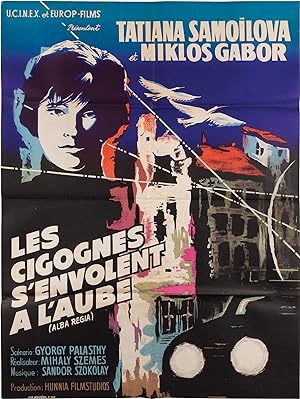 Alba Regia [Les cigognes s'envolent a l'aube] (Original French poster from the 1961 film)