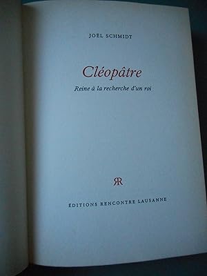 Image du vendeur pour Cleopatre - Reine a la recherche d'un Roi mis en vente par Frederic Delbos