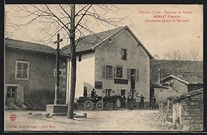 Carte postale Digna, Quartier du Centre, Noblet Francis, Entrepreneur général en Bâtiment