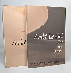 Lot de 2 romans d'André le Gal: L'or des sables / Au caprice des esprits