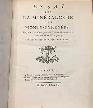 Essai sur la minéralogie des Monts-Pyrénées, Suivi d'un catalogue des plantes observées dans cett...