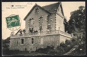 Carte postale Crocq, Villa Yvone Pinton