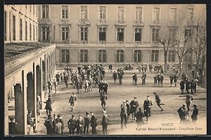 Image du vendeur pour Carte postale Nancy, Lyce Henri-Poincar, Deuxime Cour mis en vente par Bartko-Reher