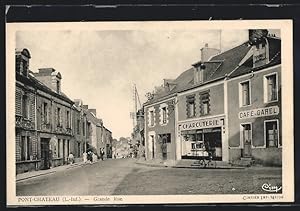 Carte postale Pont-Chateau, Grande Rue
