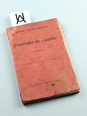 Seller image for Stanislas de Guaita. for sale by Antiquariat Uhlmann