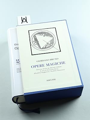 Bild des Verkufers fr Opere magiche. Edizione diretta da Michele Ciliberto. A cura di Cimonetta Bassi, Elisabetta Scapparone, Nicoletta Tininnanzi. zum Verkauf von Antiquariat Uhlmann