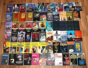 67 Taschenbücher - ROMANE, KRIMIS, THRILLER, SPANNUNG - Buchpaket.